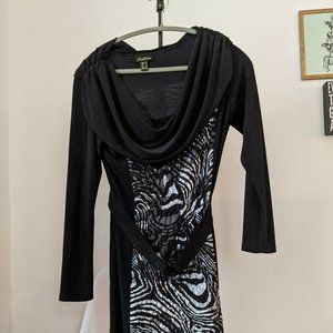 Zebra-print Cartise Dress